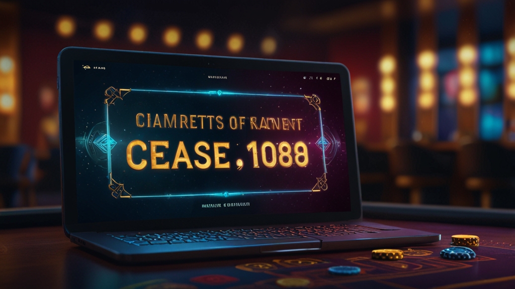 Casino bonus options displayed around a promo code field on a dark screen