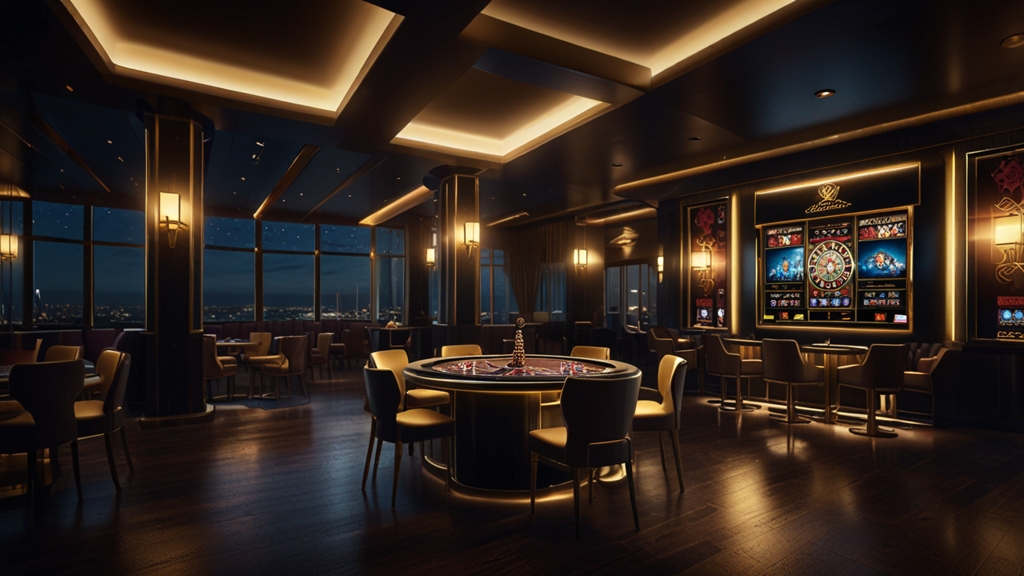 Smartphone showing a fast casino lobby with mobile feature icons