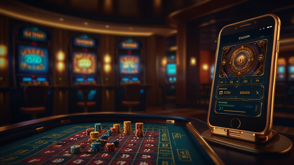 Smartphone showing a casino app login error with troubleshooting cues